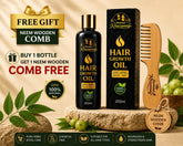 Hair Growth Oil (200ml) + FREE Neem Wooden Comb