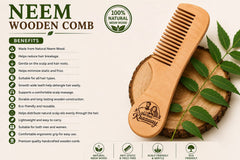 Hair Growth Oil (200ml) + FREE Neem Wooden Comb