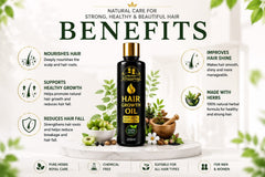 Hair Growth Oil (200ml) 2 Bottles + 2 FREE Neem Wooden Combs